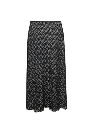 a-black-midi-skirt-with-a-textured-semi-sheer-floral-lace-pattern-shown-flat-against-a-solid-white-background